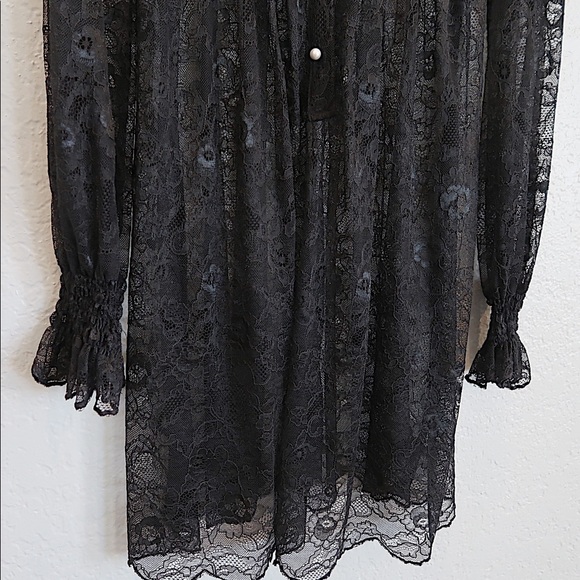 David Naman Lace Pearl Dress - Picture 3 of 6